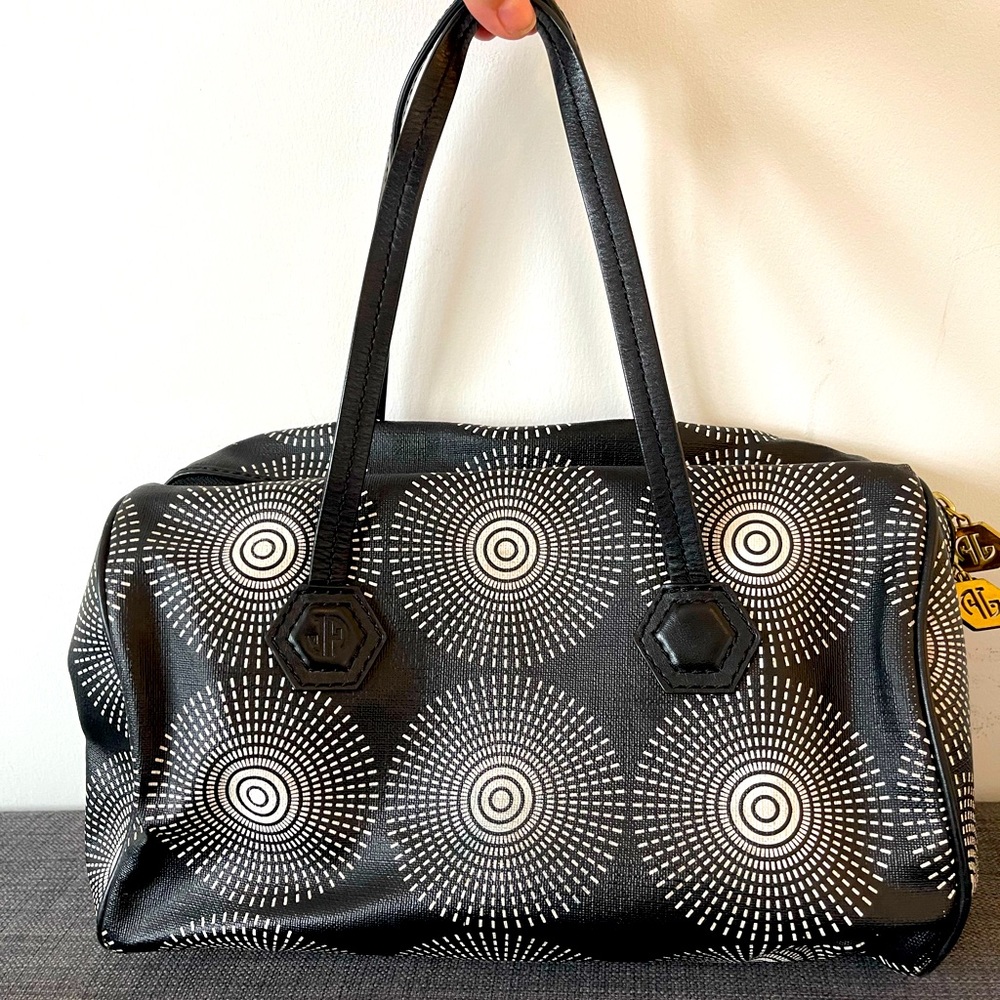 Jonathan Adler black and white satchel